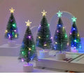Mini Lighted Colorful Christmas Tree with LED Night Light Acrylic Artificial by DailySale