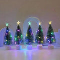 Mini Lighted Colorful Christmas Tree with LED Night Light Acrylic Artificial by DailySale