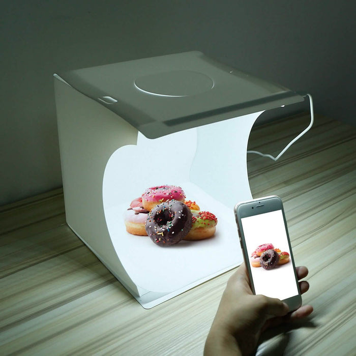 Mini Photo Studio Box Photography with 6 Color Backdrops by DailySale