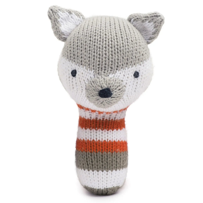 mini rattle | finley the fox by Finn + Emma