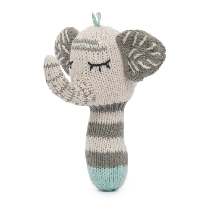 mini rattle | kellan the elephant by Finn + Emma