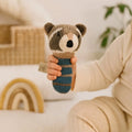 mini rattle | ramsay the raccoon by Finn + Emma