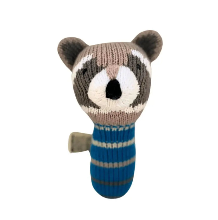 mini rattle | ramsay the raccoon by Finn + Emma