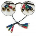 MINI RGB-RG6 F Connector + 20in Compositie Video Cable by Texas Depot