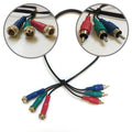 MINI RGB-RG6 F Connector + 20in Compositie Video Cable by Texas Depot