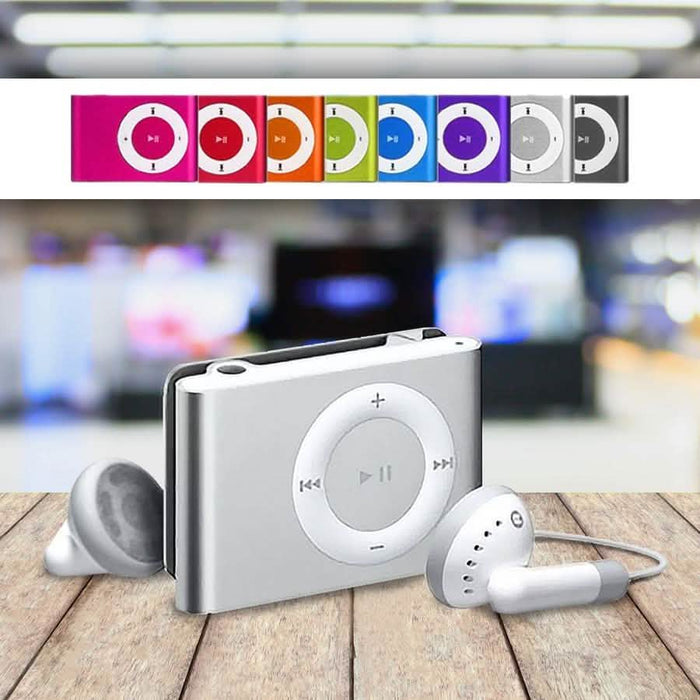 Mini Shuffling MP3 Player with USB Cable and Headphones by DailySale