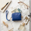 Mini Zipper Bag with Wristlet - Cobalt Blue by CASUPO