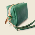 Mini Zipper Bag with Wristlet - Green by CASUPO