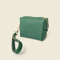 Mini Zipper Bag with Wristlet - Green by CASUPO