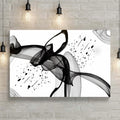 Minimalist Black Abstract Canvas Wall Art by Tailored Canvases