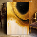 Minimalist Black and Gold Wall Art by Tailored Canvases