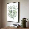Minimalist Cross Faith Wall Art by Tailored Canvases