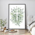 Minimalist Cross Faith Wall Art by Tailored Canvases