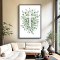 Minimalist Cross Faith Wall Art by Tailored Canvases