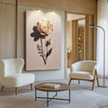 Minimalist Lone Flower Wall Art by Tailored Canvases