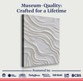 Minimalist Ocean Wave Wall Art by Tailored Canvases