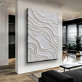 Minimalist Ocean Wave Wall Art by Tailored Canvases