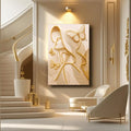 Minimalist Woman Line Wall Art by Tailored Canvases