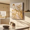 Minimalist Woman Line Wall Art by Tailored Canvases