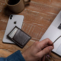 Minimalist Wallet with RFID protection - Brown by CASUPO