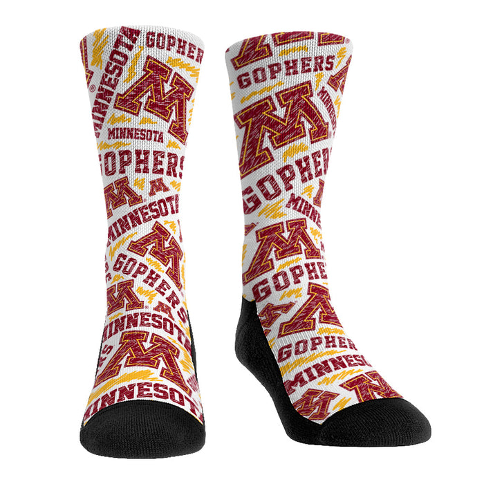 Minnesota Golden Gophers - Logo Sketch by Rock 'Em Socks