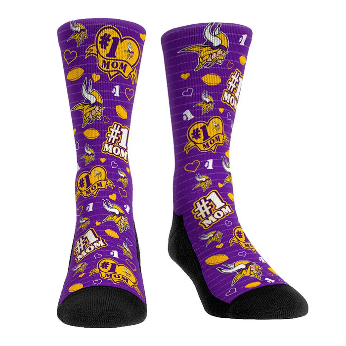 Minnesota Vikings - #1 Mom by Rock 'Em Socks