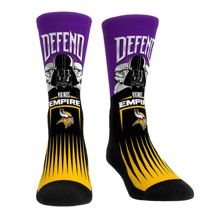 Minnesota Vikings - Star Wars - Defend The Empire by Rock 'Em Socks