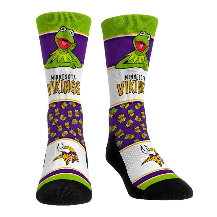 Minnesota Vikings - The Muppets - Kermit Showcase by Rock 'Em Socks