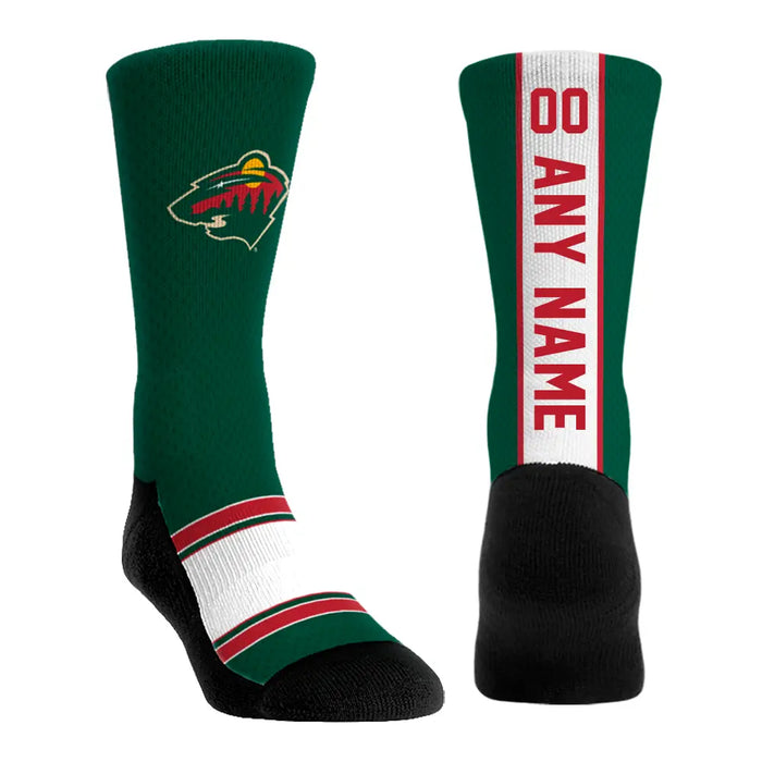 Minnesota Wild - Custom Jersey by Rock 'Em Socks