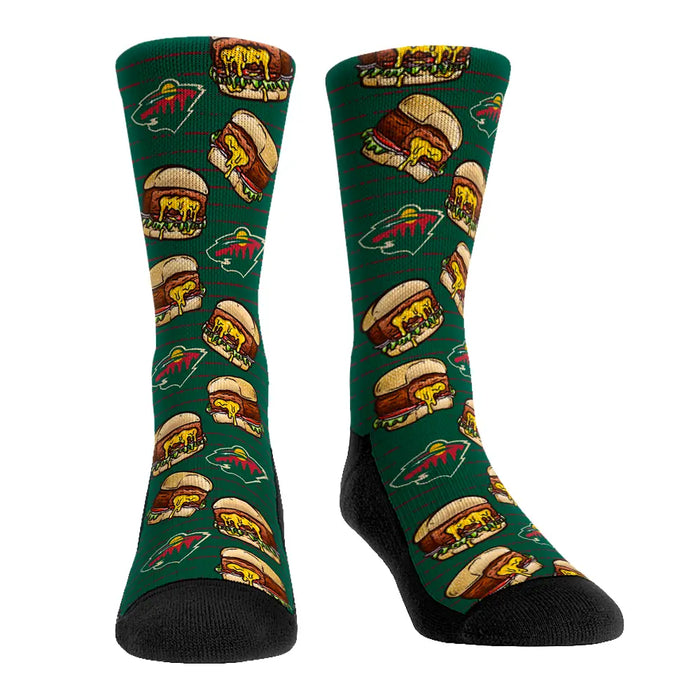 Minnesota Wild - Juicy Lucy Burger by Rock 'Em Socks
