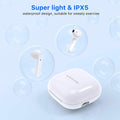 Miracase Wireless Earbuds Bluetooth 5.0 Headphones with USB-C Charging Case by DailySale