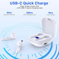 Miracase Wireless Earbuds Bluetooth 5.0 Headphones with USB-C Charging Case by DailySale