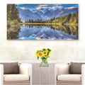 "Mirror Lake", Lake Matheson Canvas Wall Art by Tailored Canvases