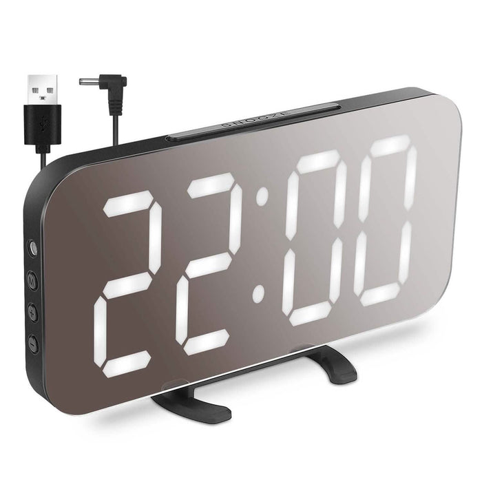 Mirror LED Electronic Alarm Clock by DailySale