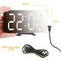 Mirror LED Electronic Alarm Clock by DailySale