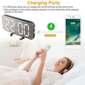 Mirror LED Electronic Alarm Clock by DailySale