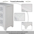 Mirrored Carved Pattern Modern Gold Finish Bedroom Nightstand by DailySale