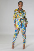 Misha Legging Set - Green by Fasheabe