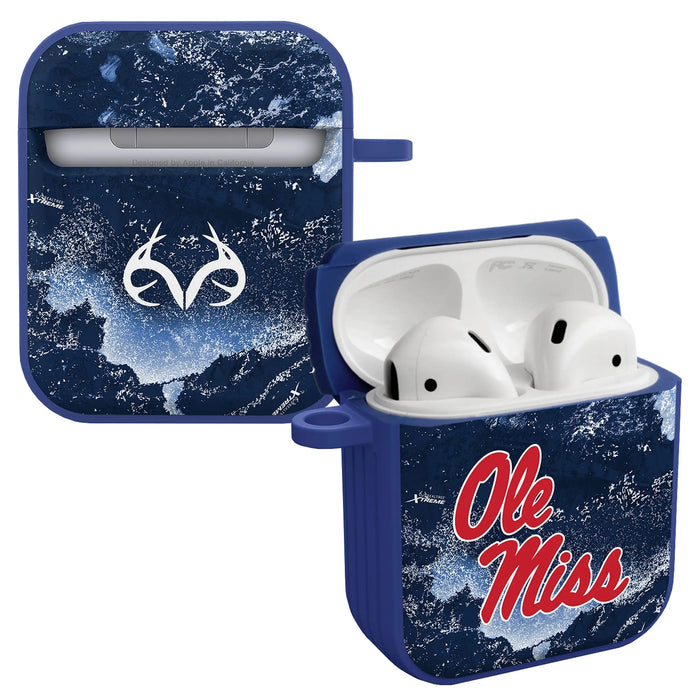 Mississippi Ole Miss Realtree HDX Apple AirPods Gen 1 & 2 Case Cover by Affinity Bands