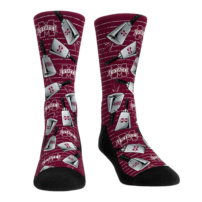 Mississippi State Bulldogs - Cowbells by Rock 'Em Socks