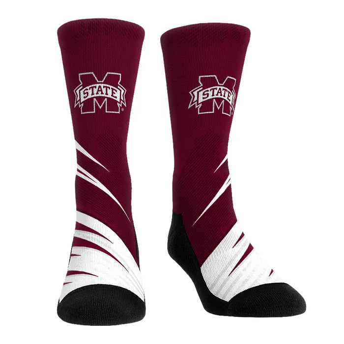 Mississippi State Bulldogs - Slash Slant by Rock 'Em Socks