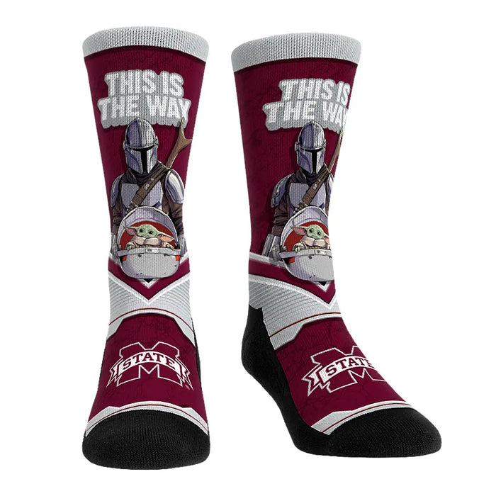 Mississippi State Bulldogs - Star Wars - This Is The Way by Rock 'Em Socks