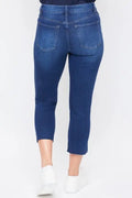 Missy Hide Your Muffin Top Skinny - Dark Indigo by Boutique 23
