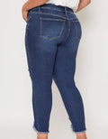 Missy Vintage Tulip Hem - Dark Indigo by Boutique 23