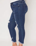 Missy Vintage Tulip Hem - Dark Indigo by Boutique 23