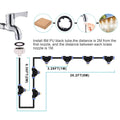 Mist Cooling System 26Ft Line + 10 T-Joint Nozzles Water Sprayer by DailySale