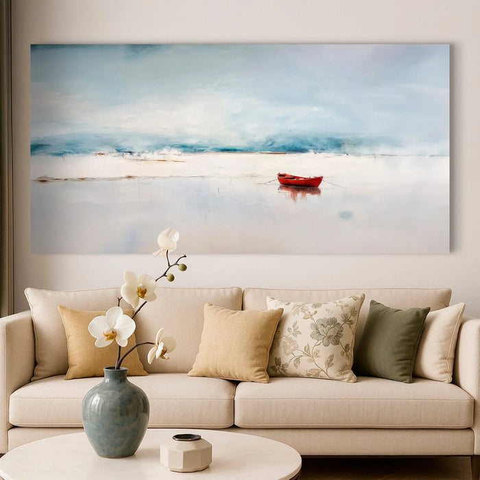 Misty Morning Abstract Wall Art by Tailored Canvases