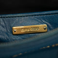 Miu Miu Blue Leather 2 Way Shoulder Bag #2553 by Bolt Boutique