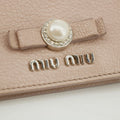 Miu Miu Pink Leather Compact Wallet #3037 by Bolt Boutique