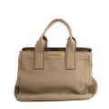 MiuMiu Grey Vitello Caribu Soft Pebbled Leather 2Way Shoulder Bag-SKU #3996 by Bolt Boutique